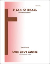 Hear, O Israel Unison choral sheet music cover